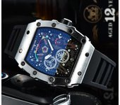 Vino bucket reloj moda negocios casual hombres reloj