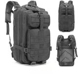 Mochila táctica de 30L, bolsa Molle de camuflaje de supervivencia para hombres, bolsa táctica para deportes al aire libre, Camping, caza, senderismo, escalada