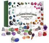 24 Days Christmas Advent Calendar Toy for Kids Mineral Gift Box Toys Christmas Ore Toys for School Dormitory