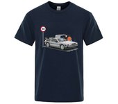 Men's Cotton T-Shirt, Loose Fit, Casual, Breathable, Sweat, Crew Neck