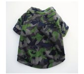 Warm Fleece Pet Dog Clothes Cute Skull Printed Pet Coat Puppy Dogs Shirt Jacket French Bulldog Pullover Camouflage Dog Clothing