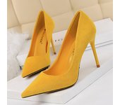 Zapatos De Tacón Alto Para Mujer Tallas Grandes 9cm Pumps De Fiesta Boda Con Plataforma Cómodos En Verde Azul Amarillo