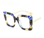 Nuevas gafas de sol de moda, gafas de sol cuadradas grandes para mujeres hermosas europeas, gafas planas de moda al por mayor