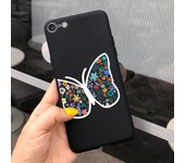 For Apple iPhone 6 Plus  Case iPhone 6 Cover Sofu-touch Silicone Slim Soft Back Bumper For iPhone 6Plus With Flower Animal Print