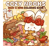 Cartoon Coloring Book Set for Teens 120 Pages Art Therapy Stress Relief Creative Fun Activity Book Gift