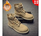 Martin botas de los hombres de media y alta parte superior británica retro desierto herramientas zapatos al aire libre impermeable seguro de trabajo marea botas medianas y cortas botas de los hombres