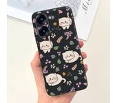 Women Fashion Back Capa For ITEL P40 ItelP40 P40+ P40 Plus Phone Case Soft Liquid Silicone Bumper Para Flower Butterfly Fundas