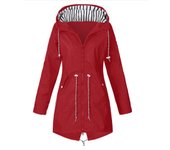 Chaqueta de tormenta para mujer con cremallera de otoño e invierno Chaqueta de senderismo con capucha al aire libre 3 en 1