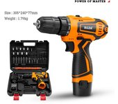 Taladro atornillador a batería 21v para casa kit destornilladores 16.8v
