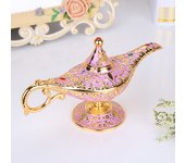 Aladdin lámpara mágica estaño vintage artesanía europea aleación de arte creativo artículos de decoración lámpara rusa de deseo