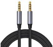 Gold-Plated 3.5mm To 3.5 mm TRRS 4 Pole Long Aux Cable For Phone Headset Microphone Car Music HIFI Stereo Sound Audio Connector