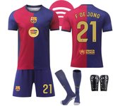 Children 2324 Real Madrid Home Jersey No. 9 Mbappe 5 Bellingham 7 Vinicius Football Uniform Sports Men's Suit