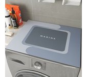 Printed Washing Machine Dust Cover Anti-skid Dirt Resistant Fridge Top Mat Scrubbable Multi-functional Table Pad Home