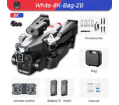 K10 max Drone, 4K, 8K, HD, Profesional, Evasión de obstáculos, Fotografía aérea, Cuadricóptero plegable, Juguete de regalo, ¡Nue