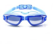 Gafas de natación impermeables con protección UV, gafas de natación ajustables de silicona para niños y niñas, para bucear en la