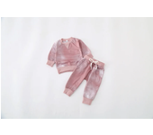 0-24M Babies Boys Clothes Outfits Tie-Dye 2Pcs Kid Girls T-Shirts Tops Pants Spring Autumn Clothing Set