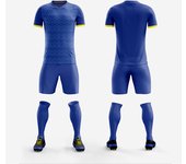 Nuevo conjunto de camiseta de fútbol de tablero ligero niños adultos hombres y mujeres de seis colores