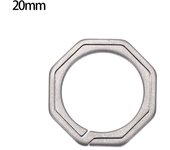 Tool Titanium Alloy Super Lightweight Key Rings Keychains Buckle Pendant Man Car Keychain Male Creativity Gift