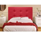 Cabecero Mod. Big Tennessee tapizado en Polipiel de Dormitorio Medidas cabecero de Cama niño, Juvenil y Matrimonio Cabezal, tapizado, Acolchado (105x70, Blanco)