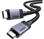 UGREEN USB C to USB C Cable 240W [3.3ft/1m], USB 3.1 Gen 2 (10Gbps), Aluminum Connector & Braided Nylon, Fast Charging & Data Sync for MacBook Pro, iPad Pro, Galaxy S24, Steam Deck