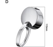 Chrome Plated Faucet Handle Hot Cold Faucet 35mm/40mm Lever Handle Replacement Metal Mixer Tap Replacement Cover