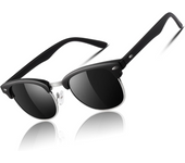 Gafas de sol polarizadas retro medio marco clásico para Hombre y Mujer MJ56