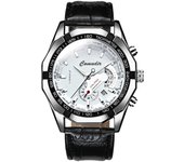 Reloj de movimiento automático hombre calendario a prueba de agua luminoso reloj no mecánico gran dial