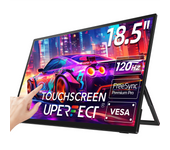 UPERFECT 18.5”120HZ Portable Monitor Large Gaming Screen with HDMI Type C IPS External PC Display For Laptop Mac Mini PC Phone
