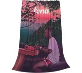 Frank Singer Ocean Blanket Soft Cozy Flannel Throw Blanket Lightweight Decorative Bed Blankets for Bed Sofa Couch Chair