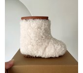 Botas de nieve para niños Zapatos de algodón para bebés de invierno Botas cortas Botas peludas para niñas