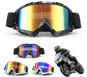 Gafas Snowboard Espejo, Gafas Esqui Mujer&Hombre, Gafas de Protección Uv Antivaho Rellenas de Espuma para Deportes Al Aire Libre