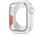 Protector de pantalla para Apple Watch 44mm 45mm 40mm 41mm duro PC delantero trasero parachoques caso para iwatch 9 8 7 6 5 4 Cambio a ultra