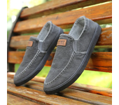 Primavera verano hombre zapatos casuales tela transpirable vaquero zapatos planos caminar ligero