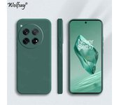 Candy Case For OnePlus 12 Case Bumper Anti-knock Soft TPU Original Liquid Silicone Back Case For OnePlus 12 Cover For OnePlus 12