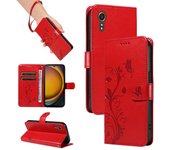 For Samsung Galaxy xcover7 A05 a05s A12 A13 A14 A15 Lite 4G 5G de teléfono móvil con solapa magnética de lujo ligero en colo