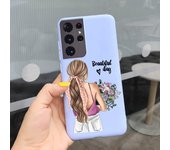 For Samsung S21 Ultra 5G Case Galaxy S21 Ultra With NFC Fashion Soft Liquid Silicone Phone Shell Samsung Galaxy S21 SM-G998B