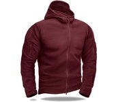 MAGCOMSEN Men's Winter Fleece Jacket With 6 Zip-Pockets  Hooded Warm Windproof Work Coat