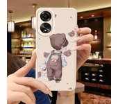 Funda de silicona a prueba de golpes, parachoques para OPPO A78 A58 A38 A18 4G