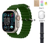 2025 New HK9 Ultra 2 Smartwatch Bluetooth Call Voice Assistant Information Reminder Screen Pointer Compass AMOLED Compatible with Android IOS Smartwatch