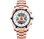 Reloj mecánico automático reloj luminoso hombre