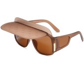 Nuevas gafas de sol polarizadas, gafas de playa de moda europea y americana, gafas de sol de montura grande a prueba de rayos UV para exteriores de alta gama para mujeres