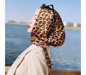 Simulation Silk Muslim Turban Fashion Sun-Resistant Soft Hijab Cap Breathable Headscarf Women