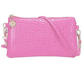 Bolso de hombro de piel sintética con cremallera para mujer, monedero, bolso de mano, carteras para tarjetas para niñas