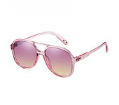 Nuevas gafas de sol polarizadas coloridas de moda para hombres y mujeres con montura redonda y marco grande