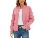 MAGCOMSEN Women's Waterproof Outwear Coats Bomber Jackets