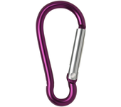 5/10/50/ 100 Uds mosquetón llavero Clip para acampar al aire libre llavero de aluminio gancho a presión botella de agua hebilla Kit para escalada senderismo