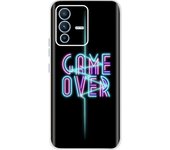Silicone Case For Vivo V23 5G Phone Case Clear Soft TPU Cute Cat Flowers Capa Shell On Vivo V 23 V23 Pro V2130 Silicone Cases
