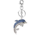 Leopard Keychain Key Chains Metal Crystal Key Chain Keyring Charm Bag  Pendant Gift Wholesale Price KC026