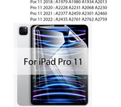 Hydrogel Film Air 5 4 9th 10 10th Generation 10.9 Screen Protector For Ipad 11 4th 12.9 6th 12 9 7 8th 10.2 Accessories