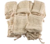 30 Pack Natural Sisal Soap Bag Exfoliating Soap Saver Pouch Holder